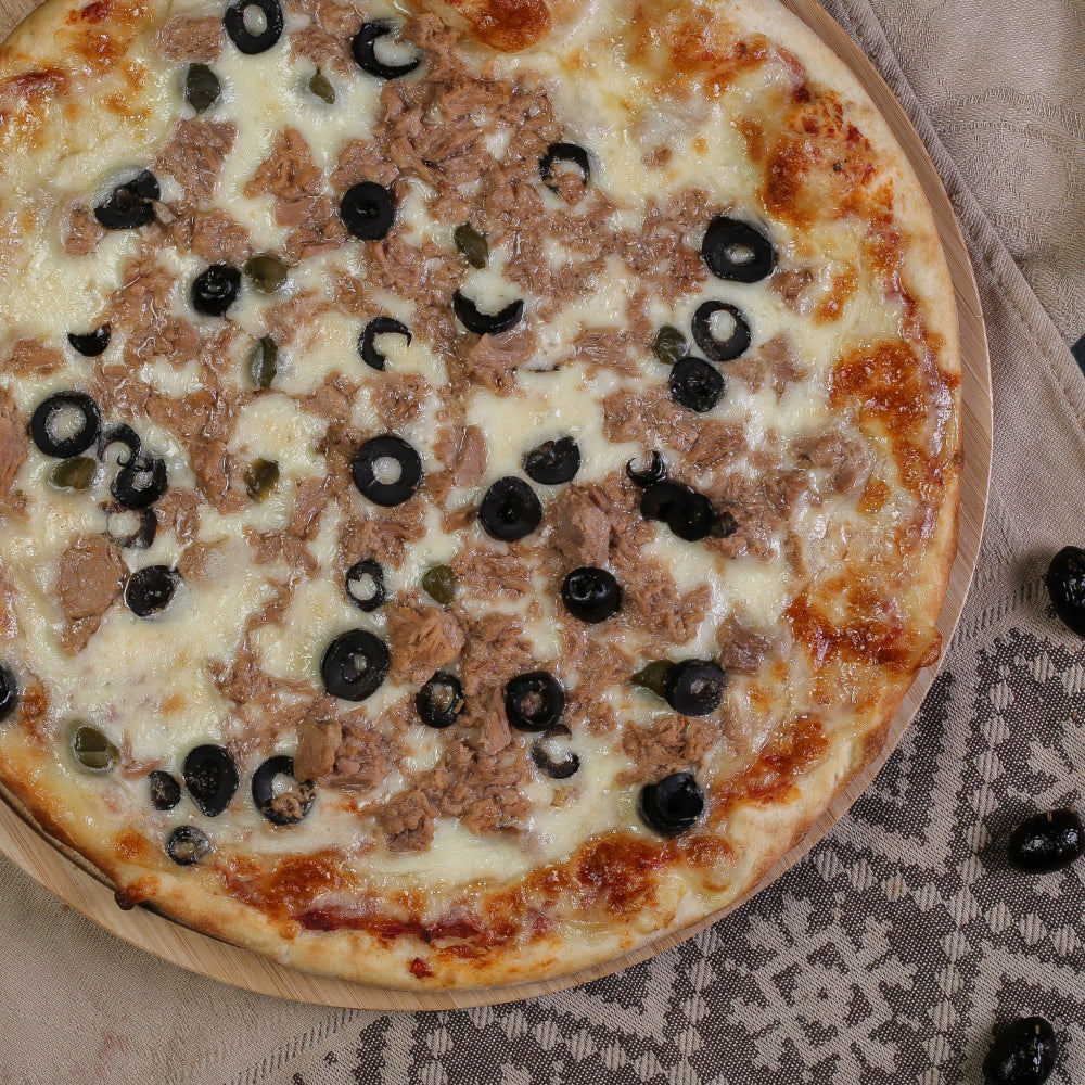 Pizza de atún proteica - ProteinK