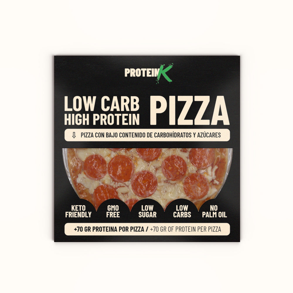 Pizza de pepperoni proteica - ProteinK
