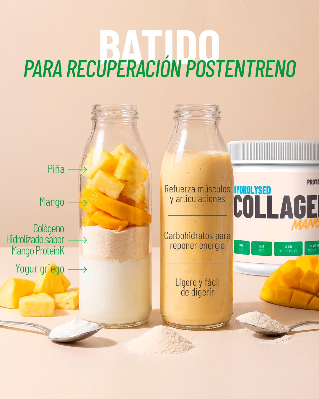 Batidos proteicos para el verano: frescos, fáciles y sin proteína en polvo