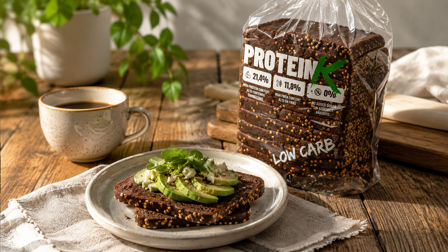 Pan bajo en carbohidratos: guía para dieta low-carb y keto
