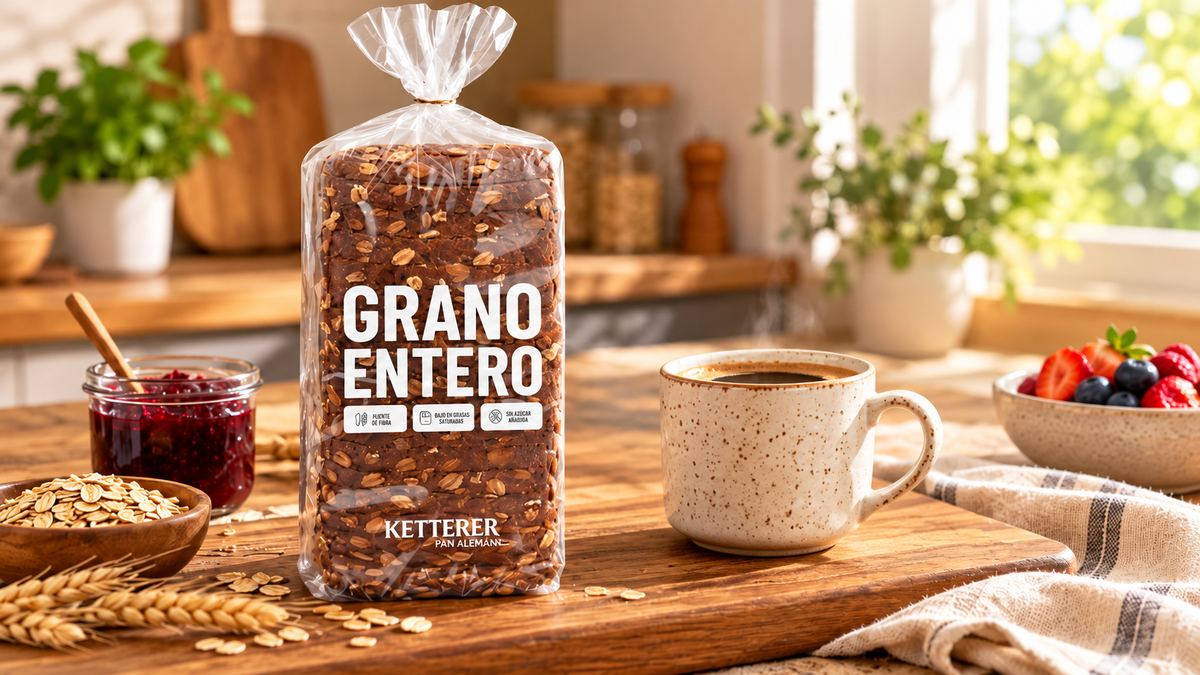 Pan de grano entero con avena: qué es y para quién