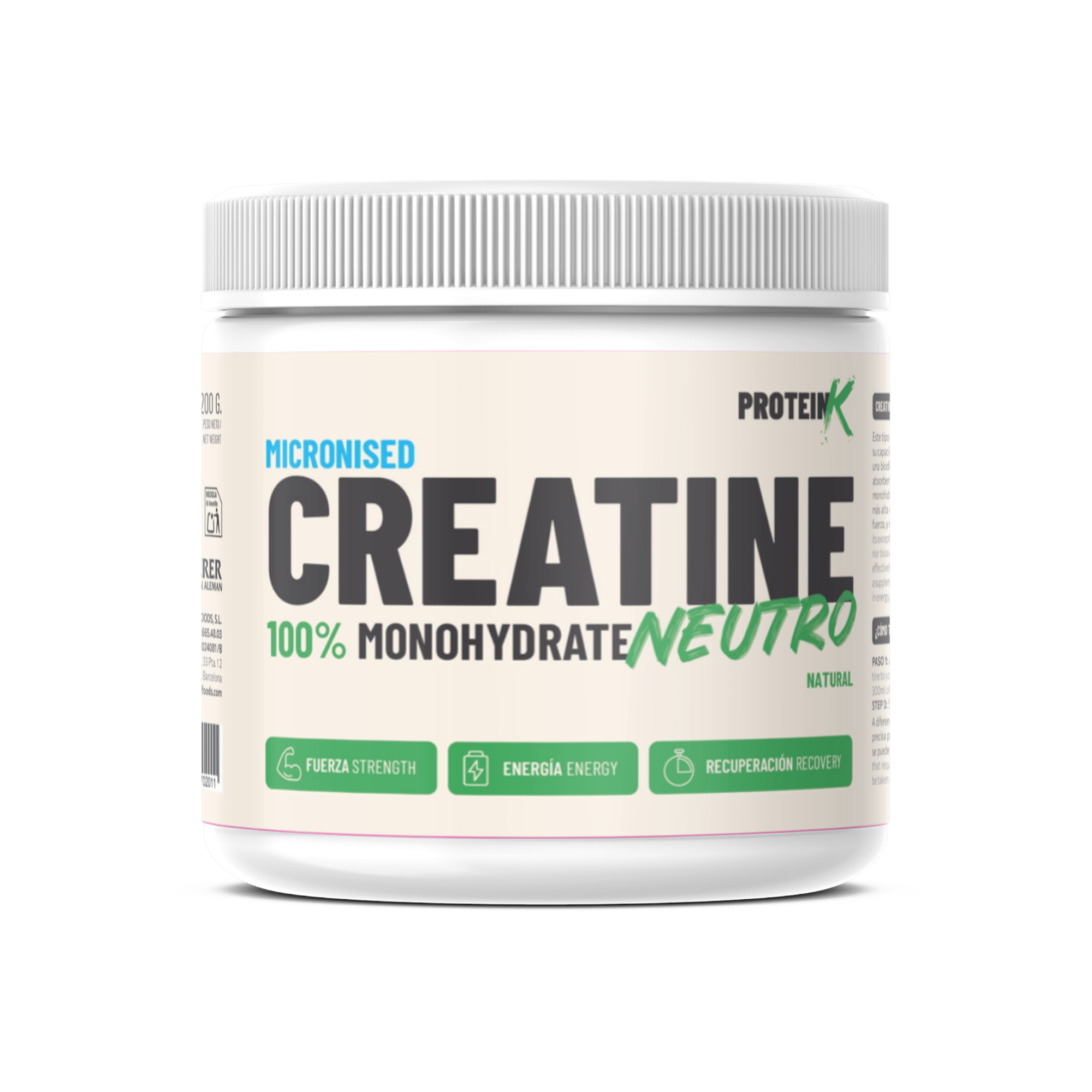 Creatina Monohidrato Neutro