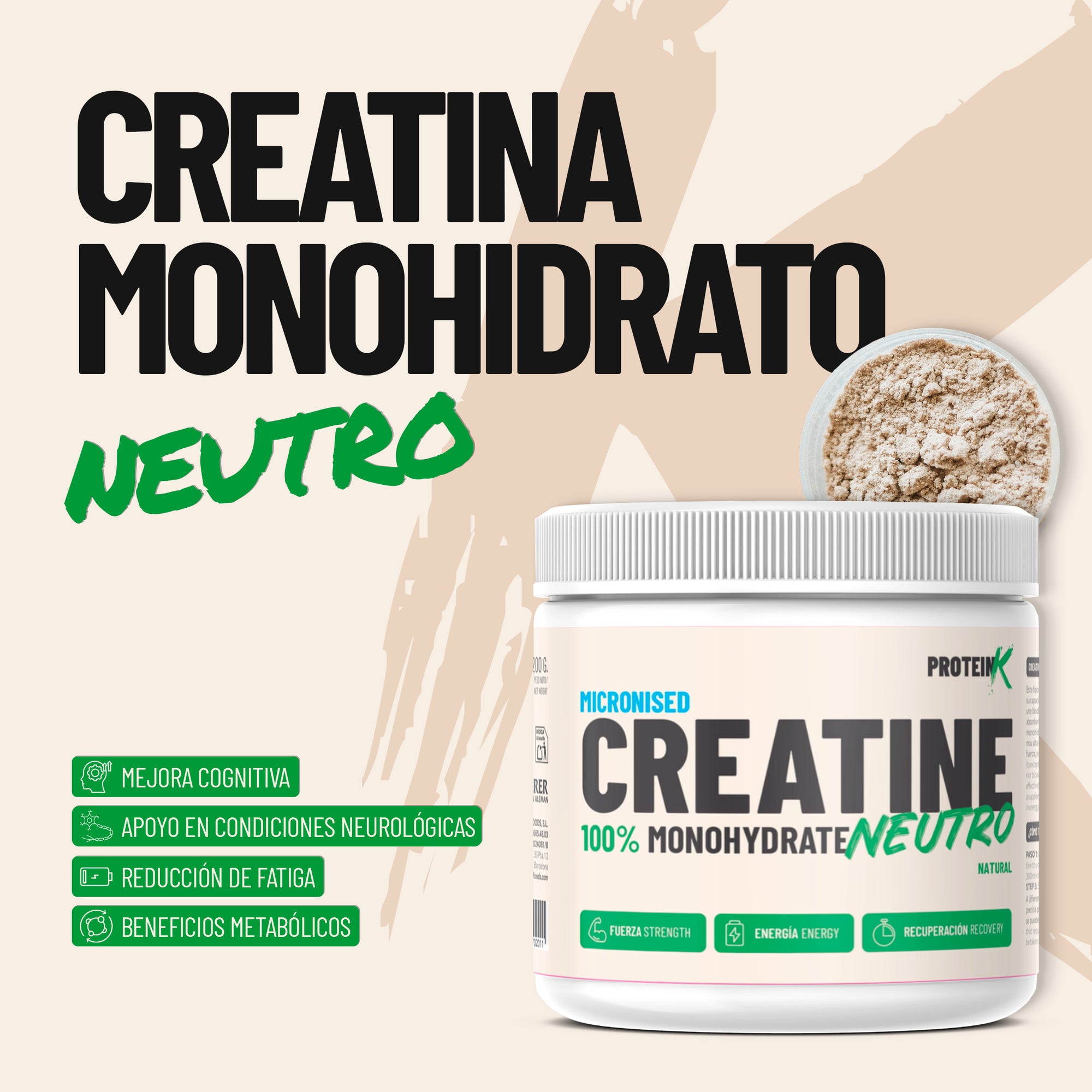 Creatina Monohidrato Neutro