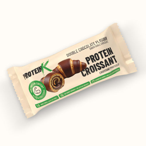 Croissant Proteico ProteinK Doble Chocolate 50g - Alto en Proteína, Snack Fitness ProteinK