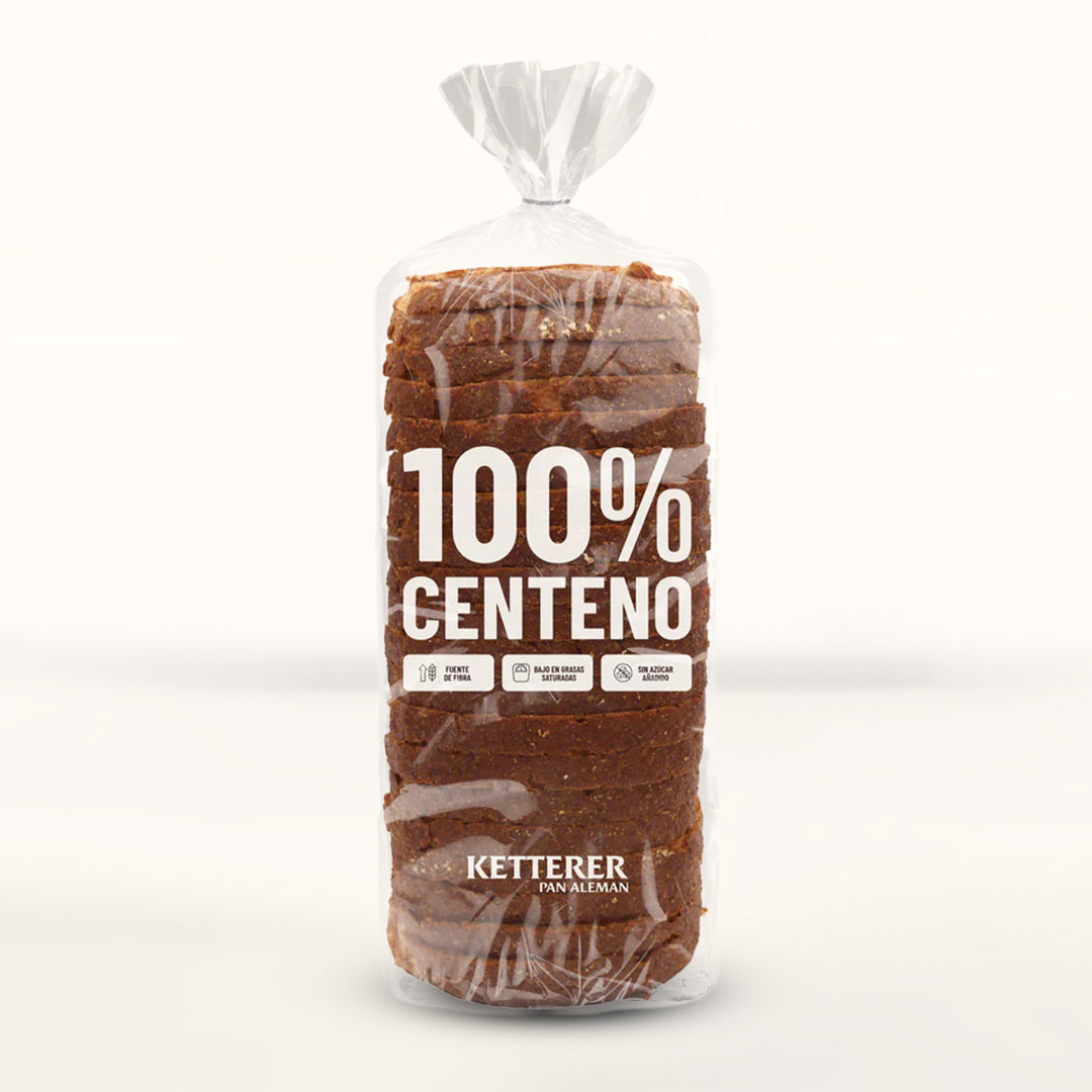 Pan 100% Centeno 500g - Natural, Rico en Fibra y Saludable