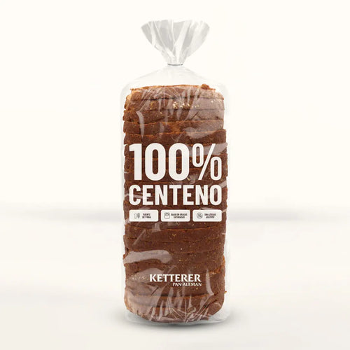 Pan 100% Centeno 500g - Natural, Rico en Fibra y Saludable ProteinK
