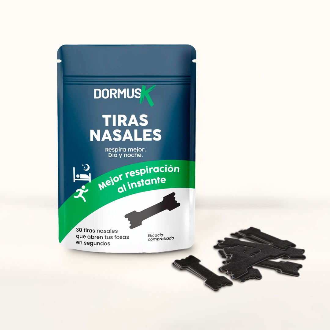 Tiras Nasales DormusK - Mejora Respiración, Sueño Profundo y Rendimiento Deportivo