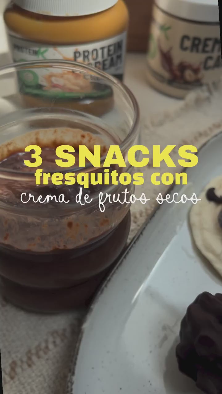 Crema de Cacao Proteica ProteinK con Avellanas 200g- Sin Azúcar Añadido